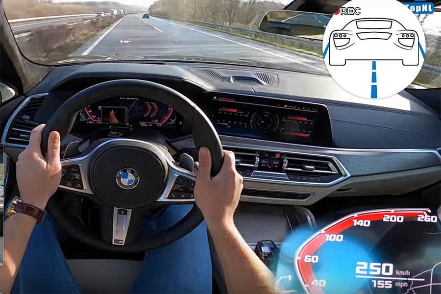 BMW X6 M50d τελικιάζει στην Autobahn! (+video)