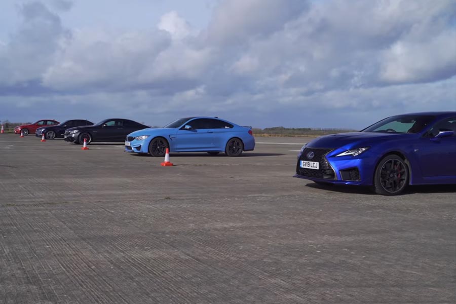 Lexus RC F Track Edition vs M4, M3 και C 63 (+video)