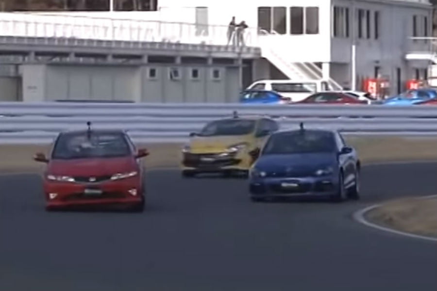 Όταν τα Megane RS και Scirroco R κυνηγούσαν το Type R (+video)