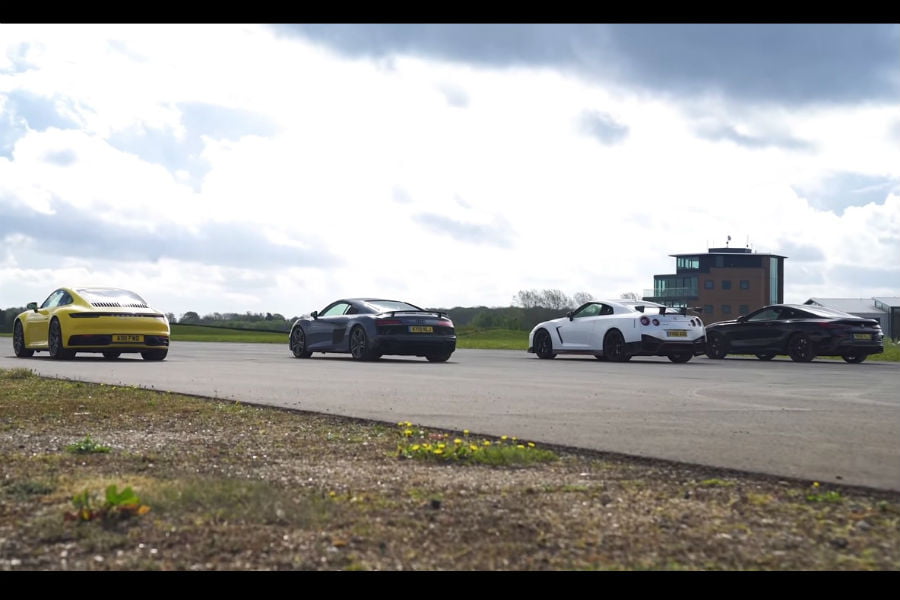 911 vs R8 vs GT-R και M850i με εκπλήξεις (+video)