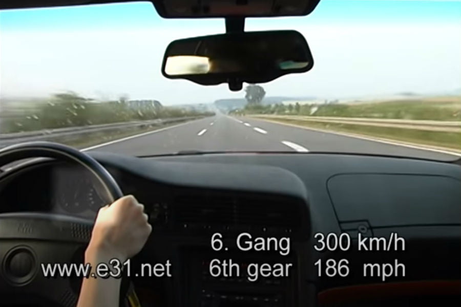 Βόλτα 300 χλμ./ώρα με BMW 850 CSi (+video)