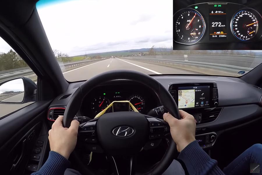 Πως πάει το Hyundai i30 N στα 272 χλμ./ώρα; (+video)