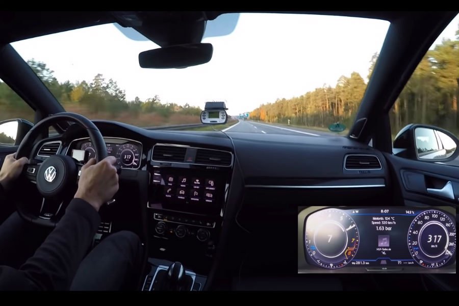 347 χλμ./ώρα με VW Golf R 740 ίππων! (+video)