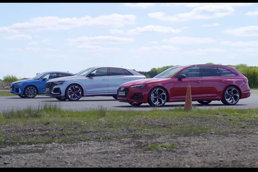 «Εμφύλιος» μεταξύ των Audi RS (+video)