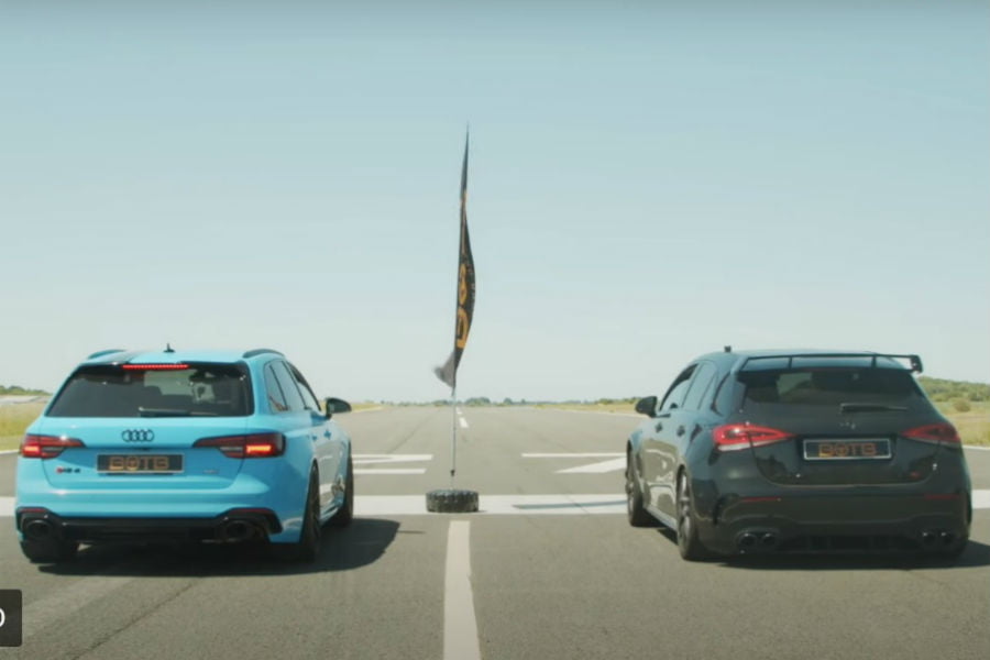 Mercedes-AMG A45 S «ξεραίνει» το Audi RS 4 (+video)