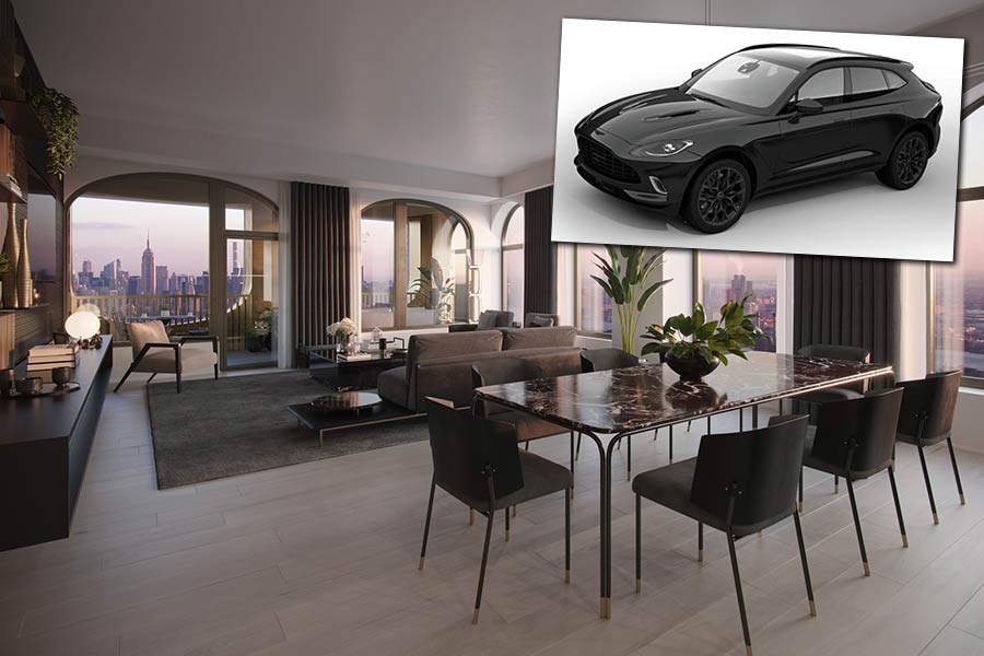 Τσάμπα Aston Martin DBX με ευήλιο διαμέρισμα