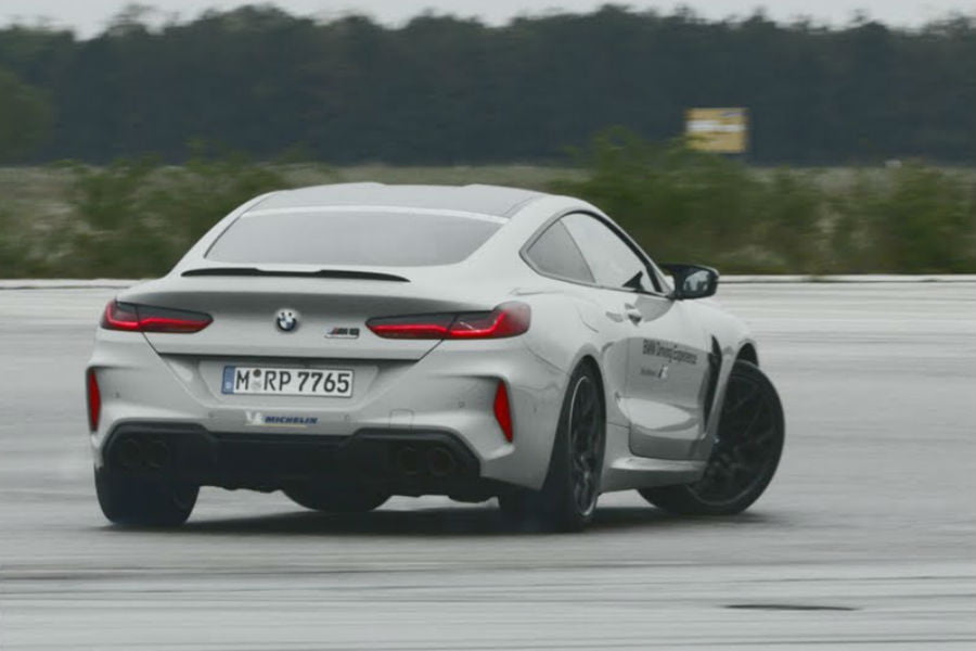 Σεμινάριο drift με BMW M8 Competition (+video)
