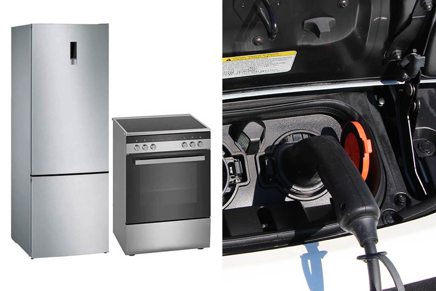 Ηλεκτρικό αυτοκίνητο vs ψυγείο και κουζίνα