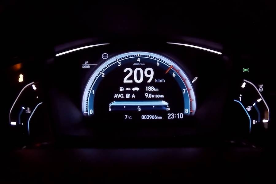 0-209 χλμ./ώρα με 1.000άρι Honda Civic (+video)