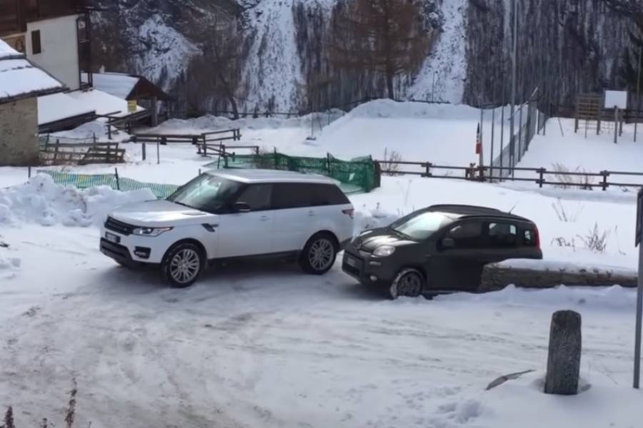 Fiat Panda 4×4 ρεζιλεύει Range Rover (+video)