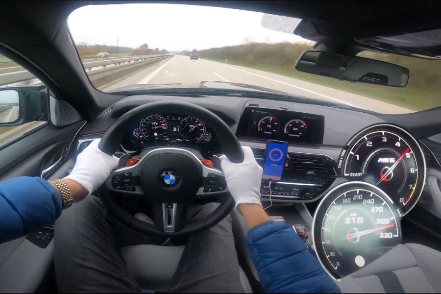 300άρες με BMW M5 1.000 ίππων (+video)