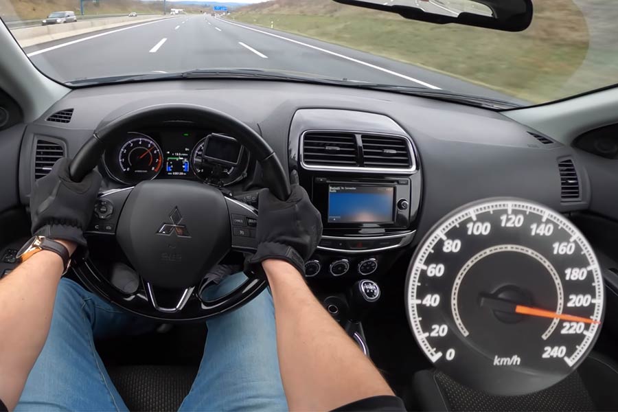210 χλμ./ώρα με Mitsubishi ASX 1.6 (+video)