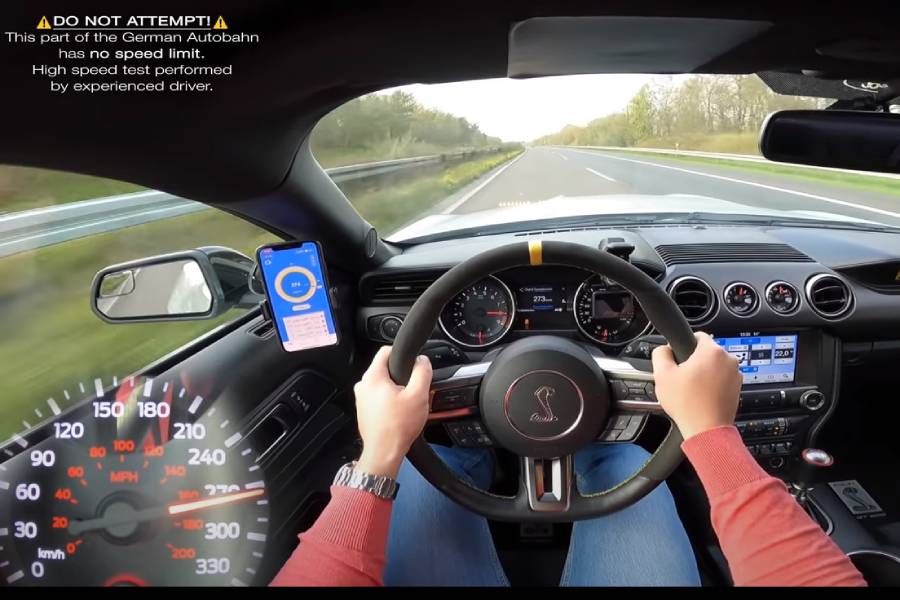 V8 ηδονή με Shelby GT350 στην autobahn (+video)