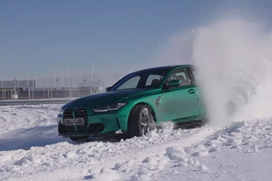 BMW M3 Competition «λυσσάει» σε χιονισμένη πίστα! (+video)
