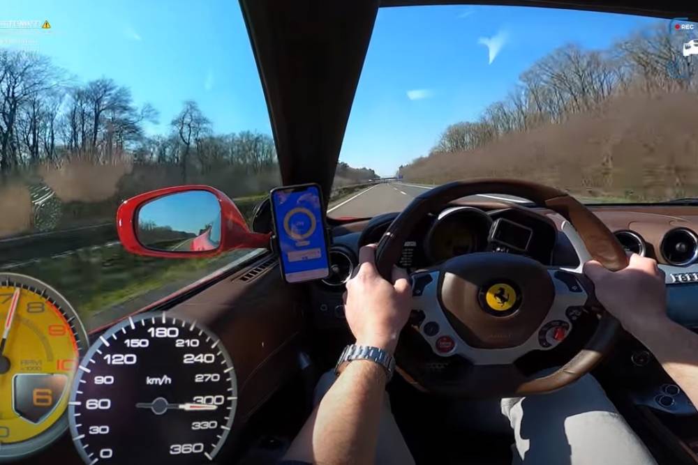 300άρες στην autobahn με Ferrari FF V12 (+video)