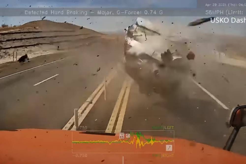 Τρομακτικό τρακάρισμα με Nissan 350Z (+video)