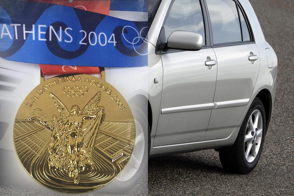 Ποιο αυτοκίνητο ήταν χρυσός Ολυμπιονίκης το 2004;