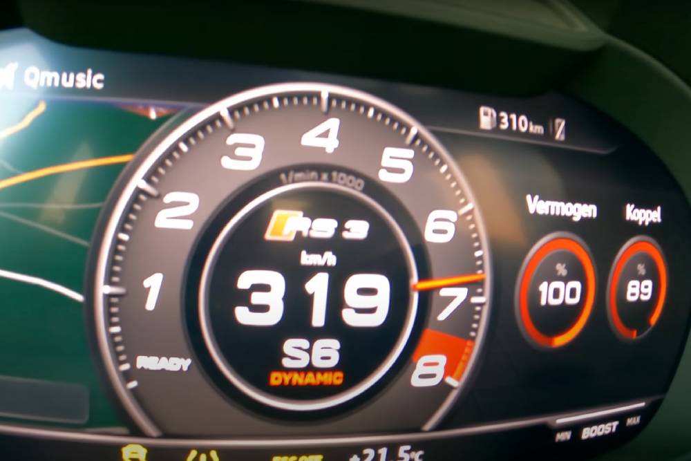 Audi RS 3 675 HP «γλείφει» τα 320 χλμ./ώρα (+video)