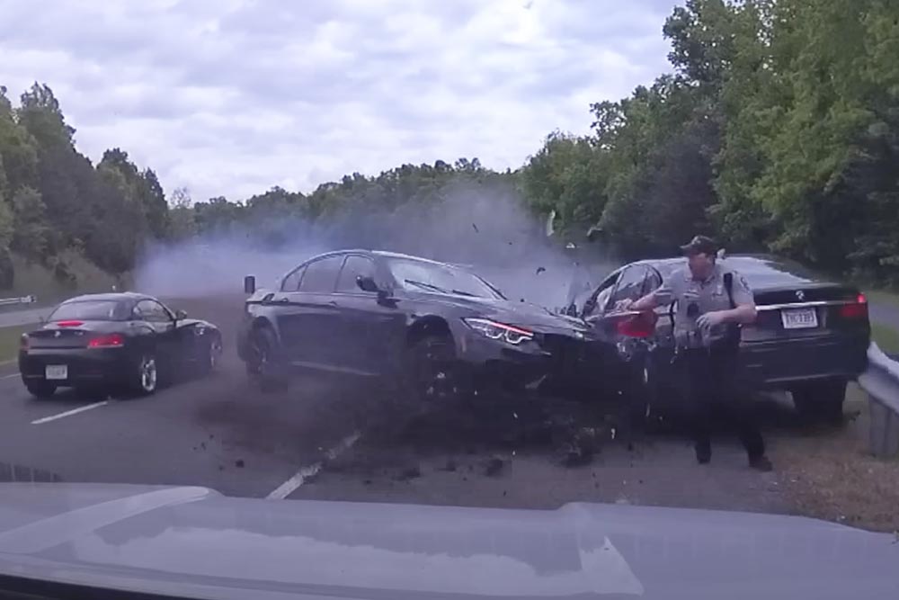 17χρονος με BMW M3 σπέρνει τον πανικό (+video)
