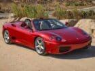 Χειροκίνητη Ferrari 360 Spider για ρομάντζο