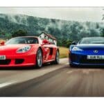 lexus lfa porsche carrera gt