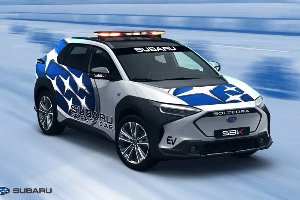 Ορόσημο το Subaru Solterra ως Safety Car