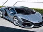 Εκθαμβωτική Lambo Revuelto με αστραφτερές ζάντες