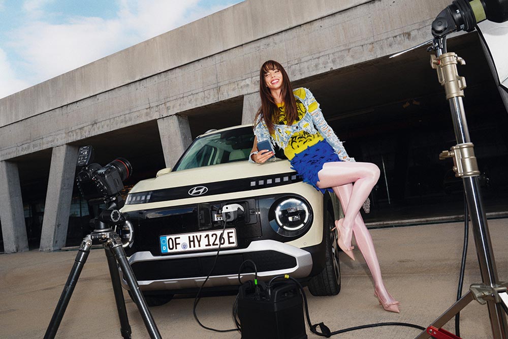 Top Model το Hyundai Inster στο Athens Fashion Week