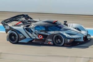 bugatti bolide track testing