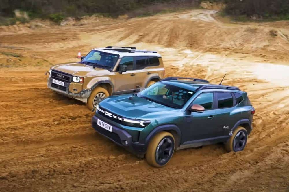 Το Dacia Duster κάνει χαβαλέ στο Toyota Land Cruiser (+video)