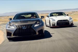 lexus rc f vs nissan gt-r