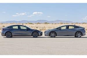 tesla model 3 vs toyota prius