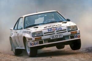 Erwin Weber auf Opel Manta 400, 1983