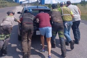 can you push an electric car