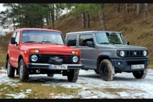 Lada Niva και Suzuki Jimny μας «τα λένε» από τα δάση (+video)