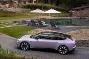 audi e5 sportback side