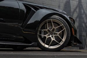 black mustang gtd with gold wheels (3)