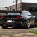 black mustang gtd with gold wheels (6)
