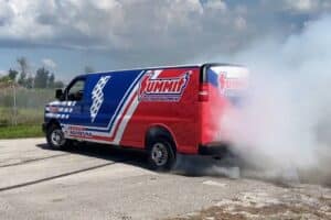 gmc savana burnout 03