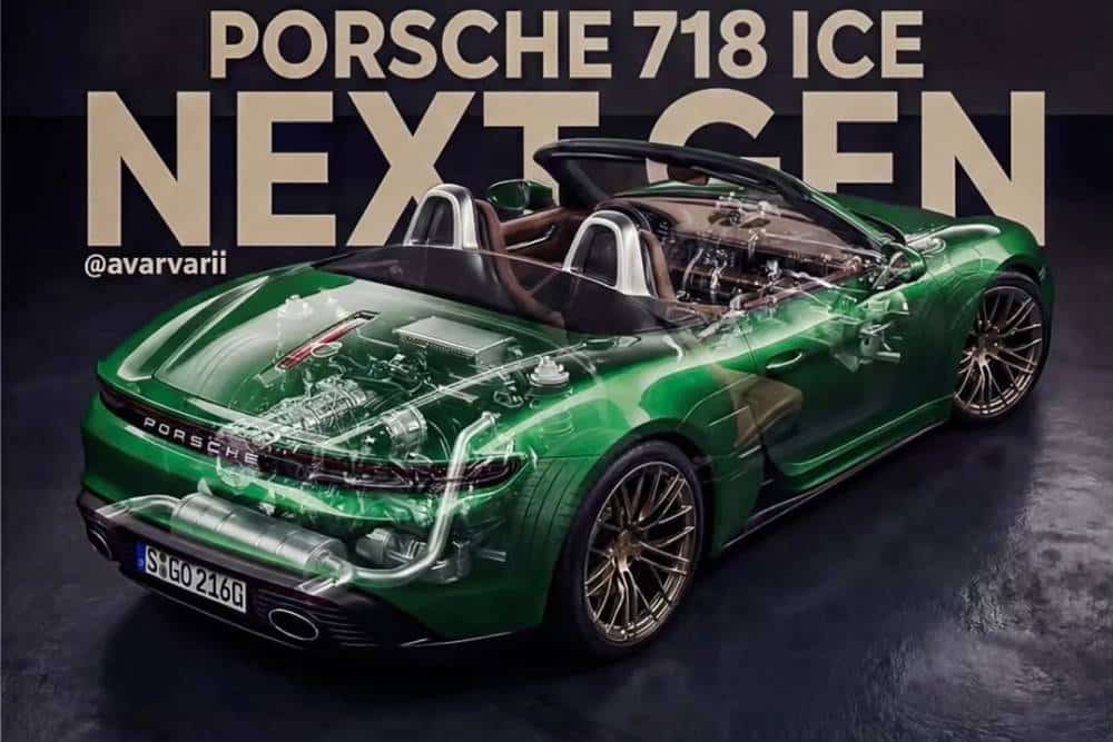 Σε πρώτο πλάνο η βενζίνη για τη νέα Porsche Boxster