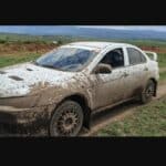 mitsubishi evo recce car