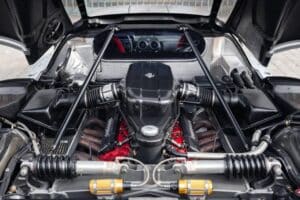 silver ferrari enzo auction