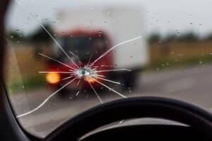 cracked windshield