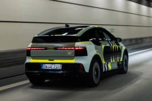 Audi A2 e-tron with design livery