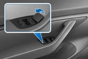 tesla emergency door handle