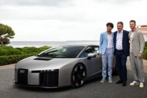 Audi presents its first supercar with a high-performance hybrid