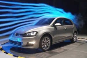 vw golf wind tunnel
