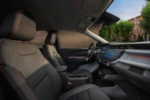 Bolt RS exclusive interior with red stiching detail