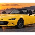 mazda mx-5 sunflower yellow