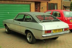 ford capri window louver